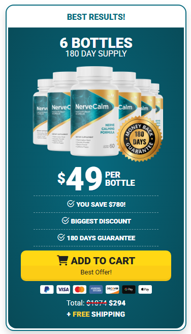 Buy NerveCalm 6 Bottles